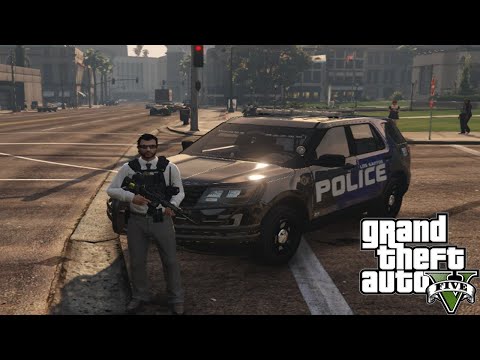 GTA 5 MODS LSPDFR Private POLICE - 003 (GTA 5 REAL LIFE PC MOD)