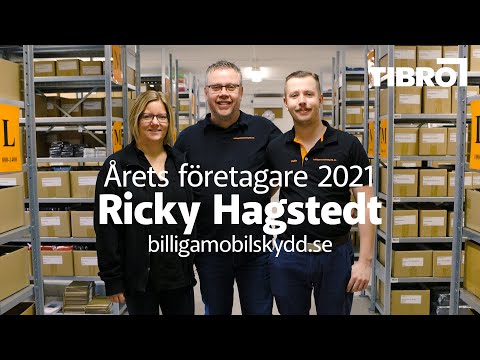 Årets företagare 2021 i Tibro - Ricky Hagstedt - Billiga Mobilskydd