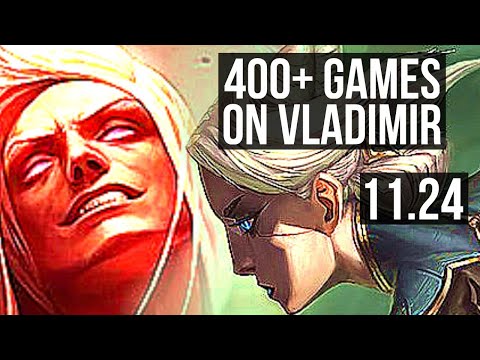 VLADIMIR vs CAMILLE (TOP) | 6 solo kills, 10/3/12, 400+ games, Dominating | EUW Master | 11.24