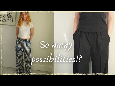 One Pants Pattern, Two Very Different Makes - Lane Pants Sewing Project
