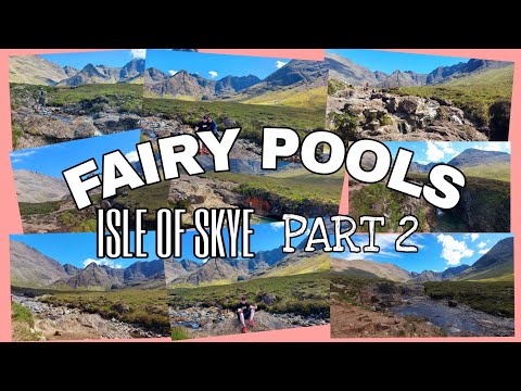 Stunning FAIRY POOLS Part 2 ISLE of SKYE || CRYSTAL clear WATER