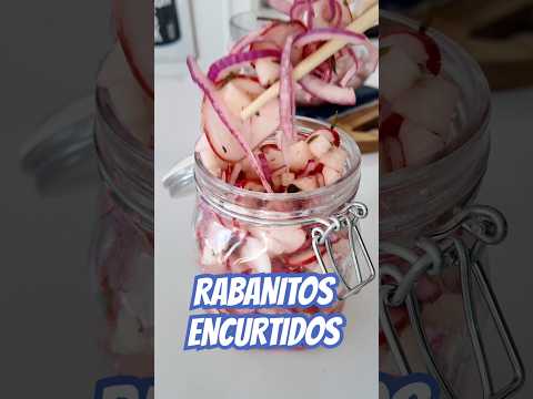 Pickled radishes #recipe #snack #pickledradishes