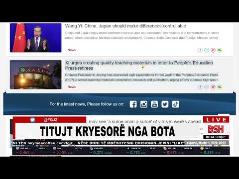 Edicioni Informativ, 1 Dhjetor 2020, Ora 09:00 - BOTA SHQIP - News - Lajme