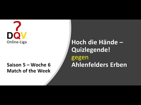 DQV Online-Liga Saison 5 - Woche 6 - Match of the Week