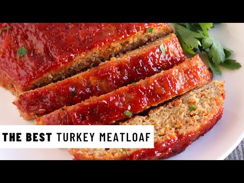 The BEST TURKEY MEATLOAF | The SECRET to moist, and never dry meatloaf!