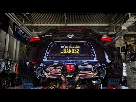 2017 Nissan 370z Greddy Evolution GT Exhaust Install PLUS Crazy exhaust Noises!!
