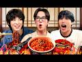 EXO Destroyed By Korean Fire Noodle Challenge