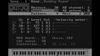 Video thumbnail for Roland S-50 Sampler Demo Song - "Sunday Paper" by peahix