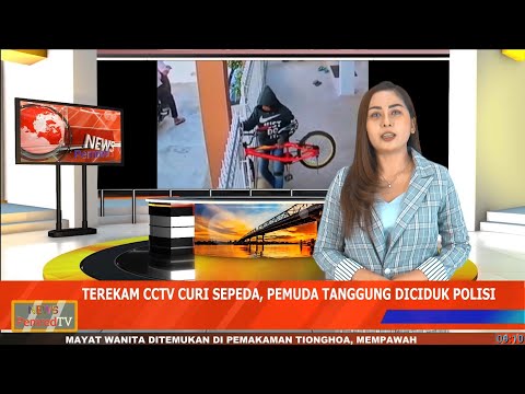Terekam CCTV Saat Mencuri Sepeda, Pemuda Tanggung Dibekuk Polisi di Pontianak