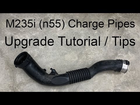 BMW M235i / N55 Charge Pipes Upgrade Tutorial / Tips