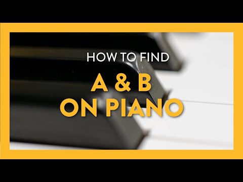 Finding Notes on Piano: A and B (Free Reference Guide Available)