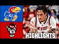 Kansas Jayhawks Vs NC State Wolfpack Full Game Highlights ESPN College Basketball