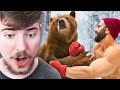 Arm Wrestling A Bear