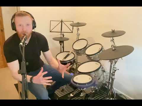 One Minute Drum Lesson - How to play fast, smooth hi-hat in drum grooves (Moeller Technique)