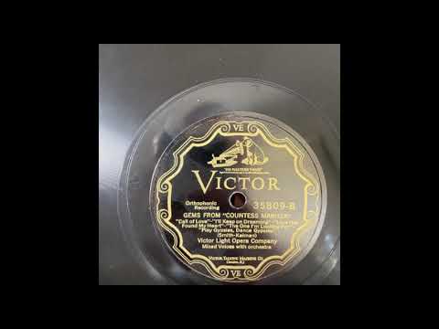 Victor 35809-B - Victor Light Opera Company - Gems from the Countess Maritza - 15 December 1926