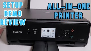 Canon PIXMA TS5050 All In One WIFI Printer Review & Demonstration