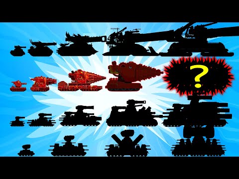 Evolution of Hybrids KV Drill, 55, 77, 88, Urchin | Cartoons about tanks | Arena Tank Cartoon