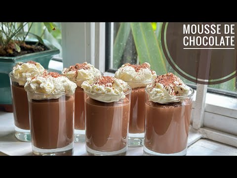 MOUSSE DE CHOCOLATE CON 4 Ingredientes