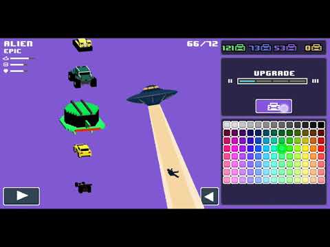 Let's Fully Upgrade The Alien Car Smashy Road 2 SHORT - YouTube