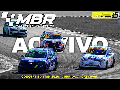 🔴 MARCAS BRASIL RACING | Concept Edition | Corrida 2 | 2026 | Cascavel (PR) | Ao Vivo