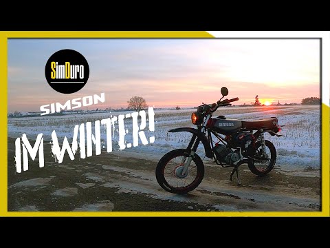 Simson fahren im Winter | Motovlog | Es war einfach zu glatt😒|