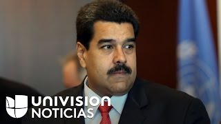 Maduro recibe una lluvia de objetos lanzados por una multitud en el estado de Bolívar, Venezuela
