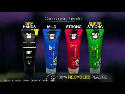 thumbnail video image 2 of Monkey Hands Sticky Grip 100ml (pack de 2) Monkey Hands Sticky 100ml, 2 of 6