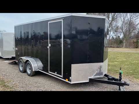 2022 Look 7'x16' Element Cargo Trailer w/ Rear Ramp Door