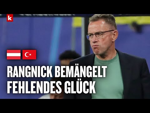 Rangnick nach EM-Aus: "Ich hatte das Gefühl, dass die Türken am Ende waren" | Österreich - Türkei