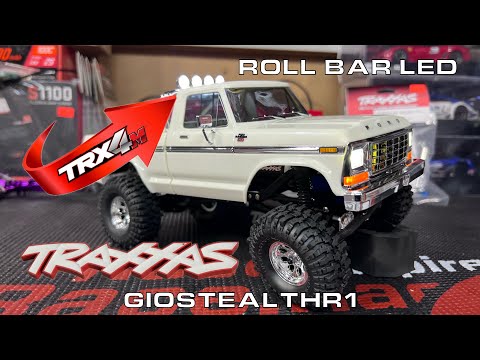 TRAXXAS TRX4M FORD F150 Roll Bar LED Installation