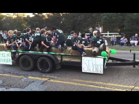 Brennan on Bob Jones Homecoming Float