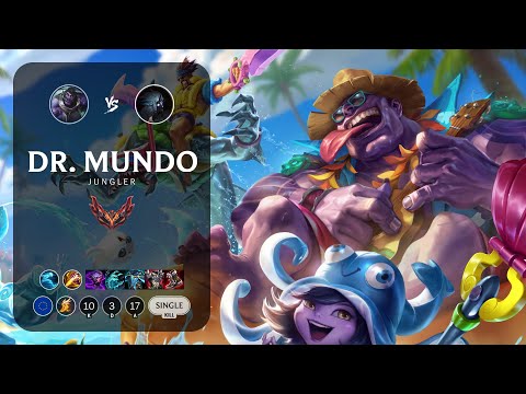 Dr. Mundo Jungle vs Kindred - EUW Grandmaster Patch 12.23