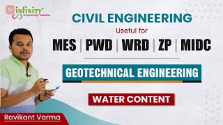 WATER CONTENT |  GeoTechnical Engineering | Soil Mechanics | BMC JE CIVIL | SSC JE CIVIL