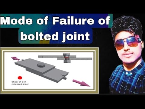 Mode of  Failure of bolted joint || with nete sketch || semester -6 ( Design of steel).