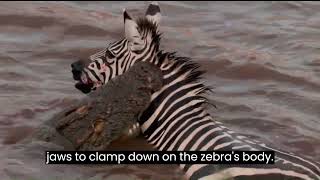 Predator vs. Prey: The Brutal Encounter Between Crocodiles and Zebras