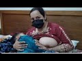 Indian Mother Breastfeeding Vlog 2025 Beautiful Mom Breastfeeding Cute Baby Breastfeeding Indian