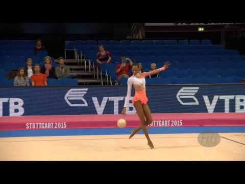 Grace LEGOTE (RSA) 2015 Rhythmic Worlds Stuttgart - Qualifications Ball
