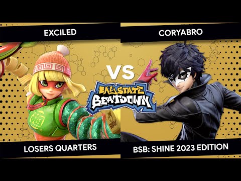 Bay State Beatdown: Shine 2023 Edition - Exciled (Min Min) vs Coryabro (Joker) - Losers Quarters