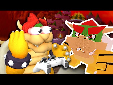 BOWSER VS FAKE BOWSER | Bowser Plays Roblox ESCAPE FROM BOWSER CASTLE! Like PRO