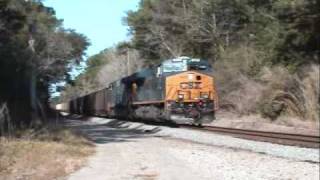 preview picture of video 'N468-21 Arriving in Davis Yard, Leland, NC'