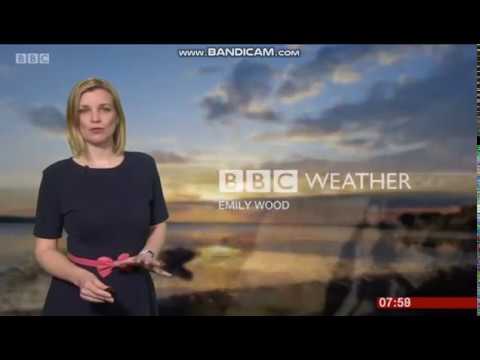 Emily Wood BBC South news weather 04.18.2019 - 60 FPS
