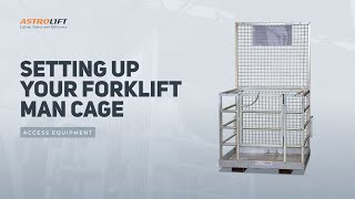 Buy Forklift Man Cage in Forklift Cages and Safety Gear from Astrolift NZ