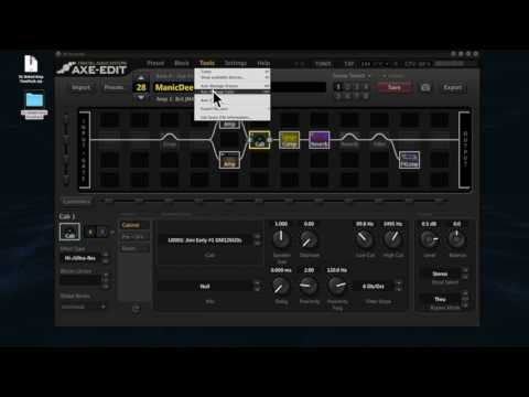 How to Load the Redwirez User Cab into your AX8 or Axe Fx