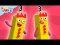 Three Full Episode S1 E4 Numberblocks Level 1 Red