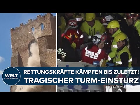 Video Thumbnail: ROM: Tödlicher Turm-Einsturz! Rettungskräfte kämpfen verzweifelt um das Leben eines Verschütteten