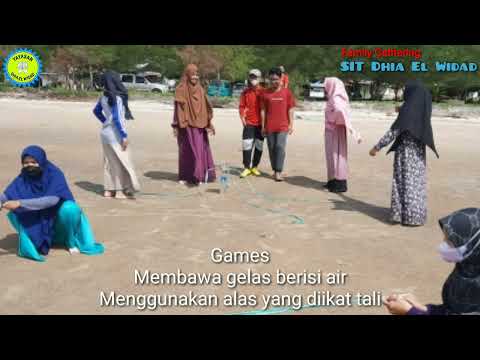 Seruu...!!! Family Gathering SIT Dhia El Widad di Pantai Angsana