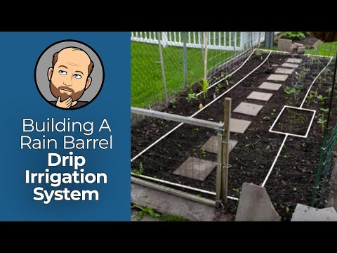 Low-Cost Gravity Irrigation System From A Rain Barrel | Ever-Curious Geek