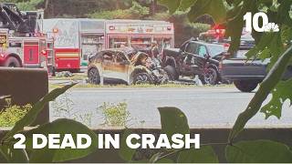 2 dead after serious crash on Interstate 295 north in Cumberland