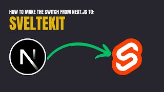 Download the video "Transitioning from React & Next.js to SvelteKit"
