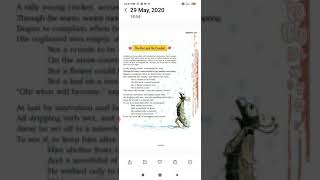 The Ant and the Cricket.The  poem adapted from Aesop's Fables.